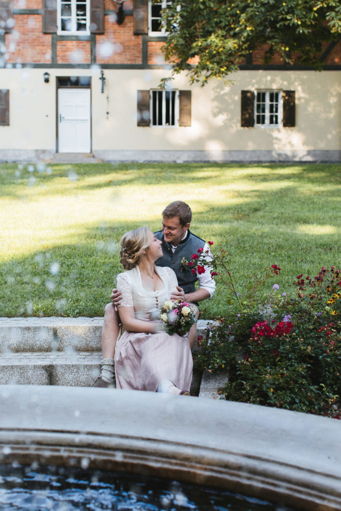 Brautpaarfoto im Jagdhaus Eicherloh